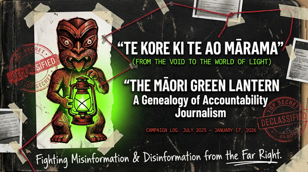 “THE MĀORI GREEN LANTERN: FROM TE KORE TO TE AO MĀRAMA” - 17 January 2026