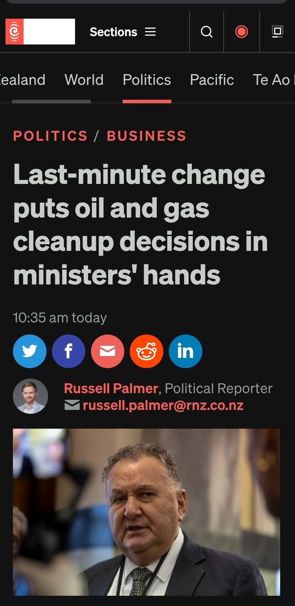 “Corporate Capture, Climate Betrayal, and Treaty Violation: How Shane Jones' Oil and Gas Agenda Abandons Māori and Future Generations” - 30 July 2025