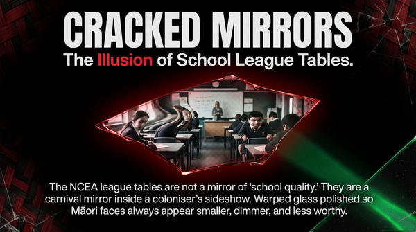"Breaking the Funhouse Mirror: How NCEA League Tables Sell Our Kids to the Highest Bidder" - 4 February 2026
