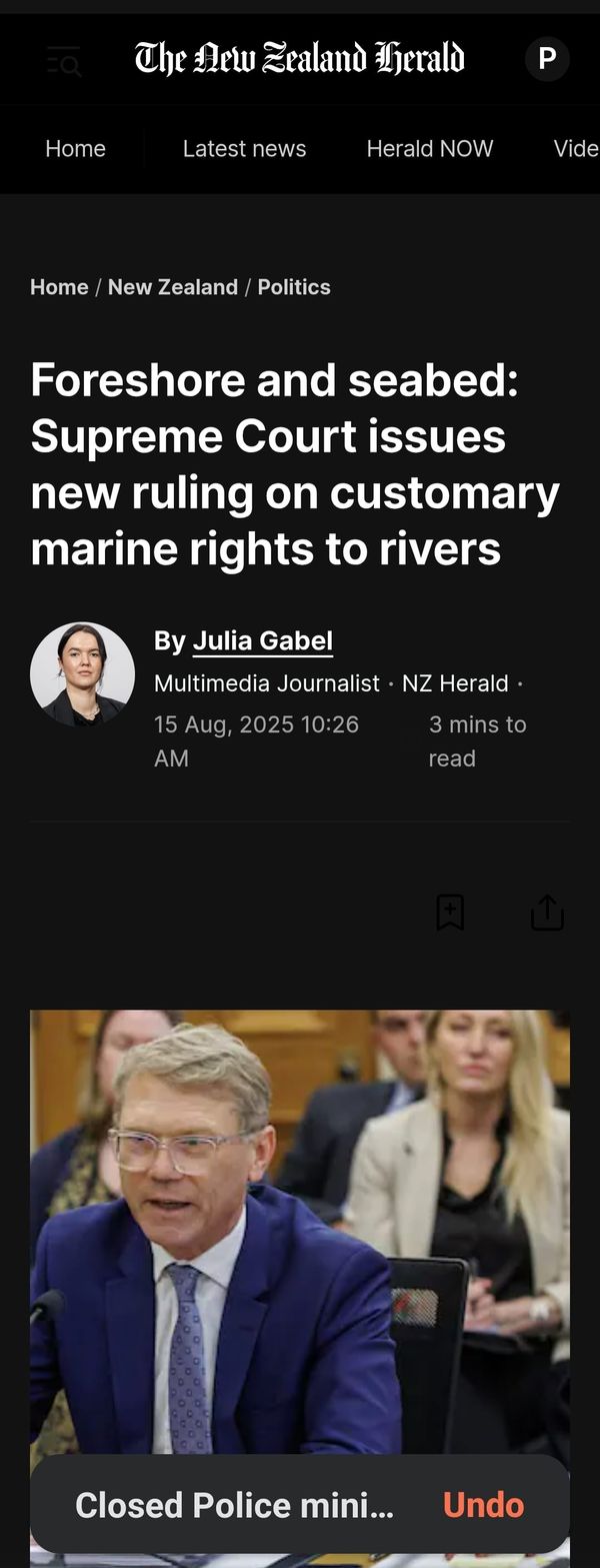 “The Corporate Coloniser's Latest Legal Charade” - 16 August 2025