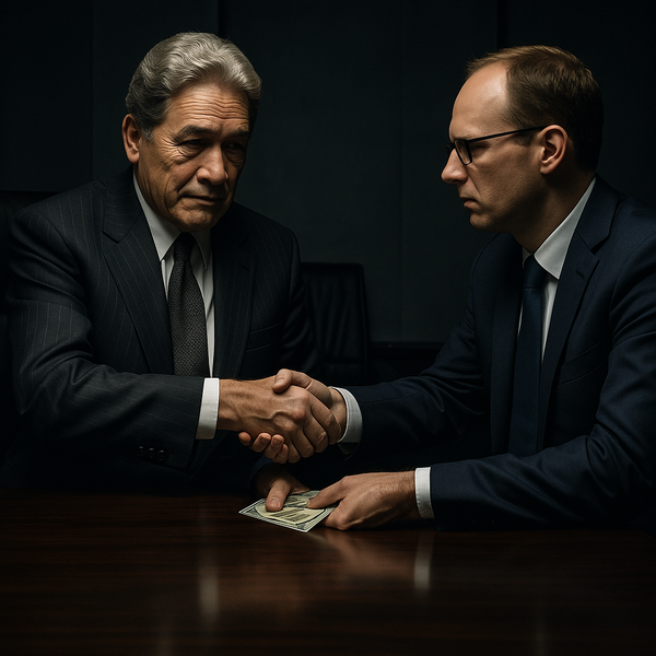 "How Winston Peters Orchestrated a Corporate Takeover Through Political Donations" - 4 September 2025