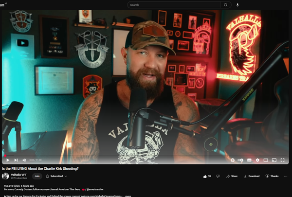 “The FBI's Theatre of Deception: Unpacking the Charlie Kirk Assassination Misinformation Campaign” - 13 September 2025