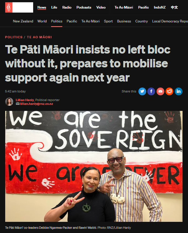 “THE WHARE IS ROTTEN: WHY TE PĀTI MĀORI MUST DECOLONISE ITSELF” - 23 December 2025