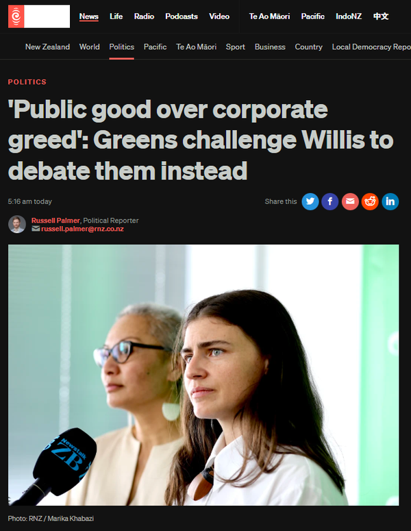 “The Ghost Debate: How Corporate Ventriloquism Shields Austerity While Greens Challenge the System” - 19 December 2025