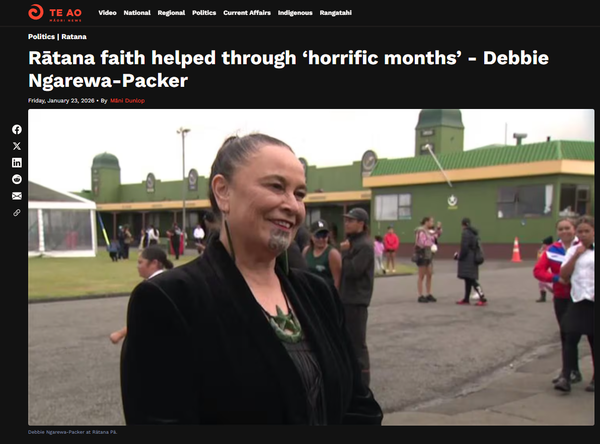 “A Crisis of Character: How Te Pāti Māori’s Co-Leader Chose Power Over People” - 25 January 2026