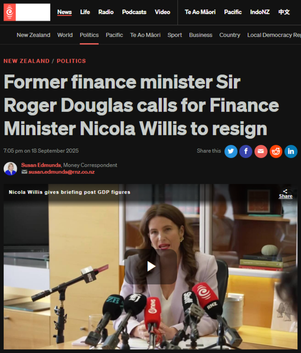 “Douglas and Willis Execute the Same Elite Agenda” - 19 September 2025