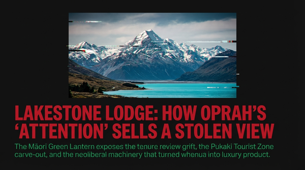 “LAKESTONE LODGE: HOW OPRAH’S “ATTENTION” SELLS A STOLEN VIEW” - 5 January 2025