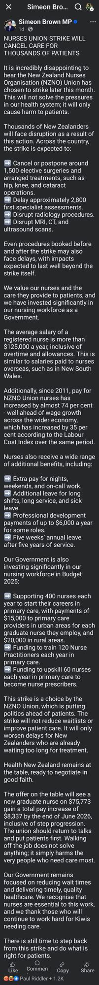 “Kaitiaki of Truth: Exposing Simeon Brown's Shameful Betrayal of New Zealand's Healthcare Heroes” - 13 July 2025