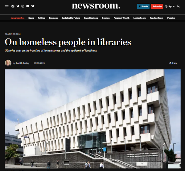 “When the State Abandons Its People, Libraries Become Refuge” - 6 August 2025