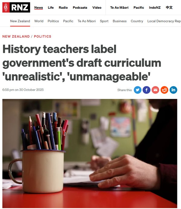 “The Curriculum Weapon: How National-ACT’s “Ancient Egypt” Swindle Erases Māori While Serving Atlas Network Masters” - 31 October 2025