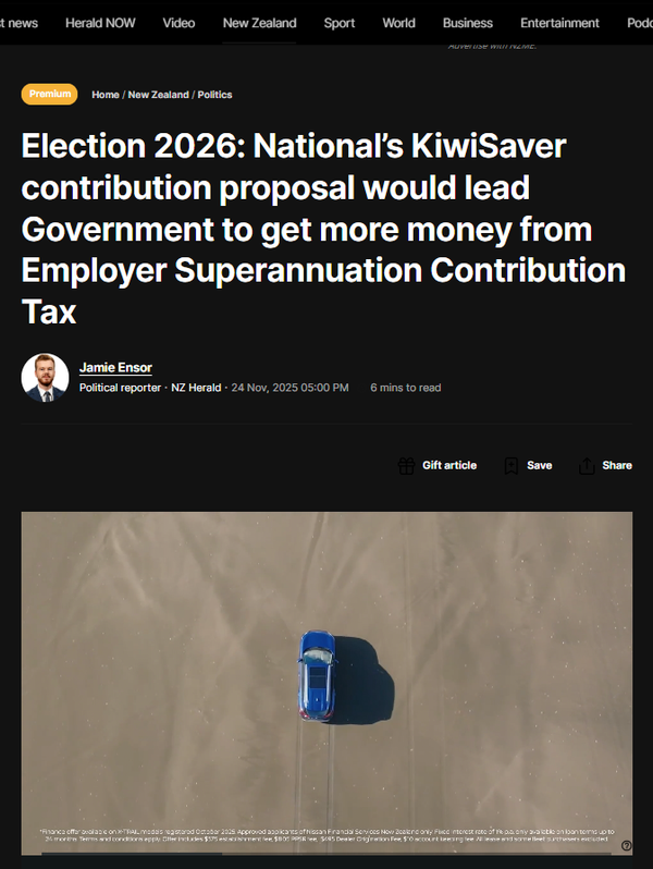 "National's KiwiSaver Shell Game" - 25 November 2025 