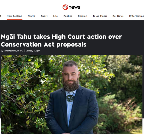 “The Conservation Heist: How Crown Power Grabs Threaten Ngāi Tahu Treaty Settlement” - 23 November 2025