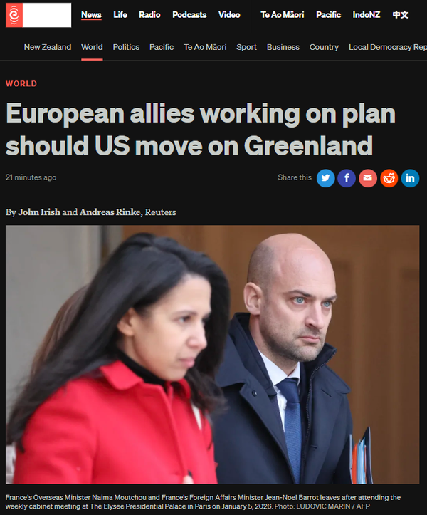 “The Greenland Hustle: How Trump’s Colonial Fantasy Exposes Peters’ Craven Surrender” - 8 January 2026