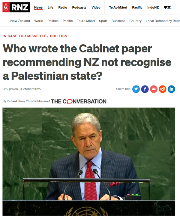 “Te Karauna Huna: Winston Peters’ Shadow Cabinet and the Death of Democratic Transparency” - 4 October 2025