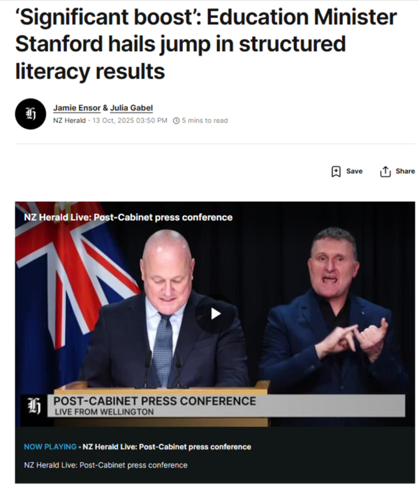 “Corporate Colonialism: How Erica Stanford’s Structured Literacy Crusade Continues 184 Years of Educational Oppression” - 14 October 2025