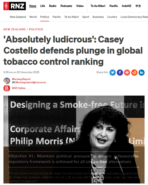 “Smoke, Mirrors, and the Stolen Future: How Aotearoa Became an International Disgrace” - 21 November 2025