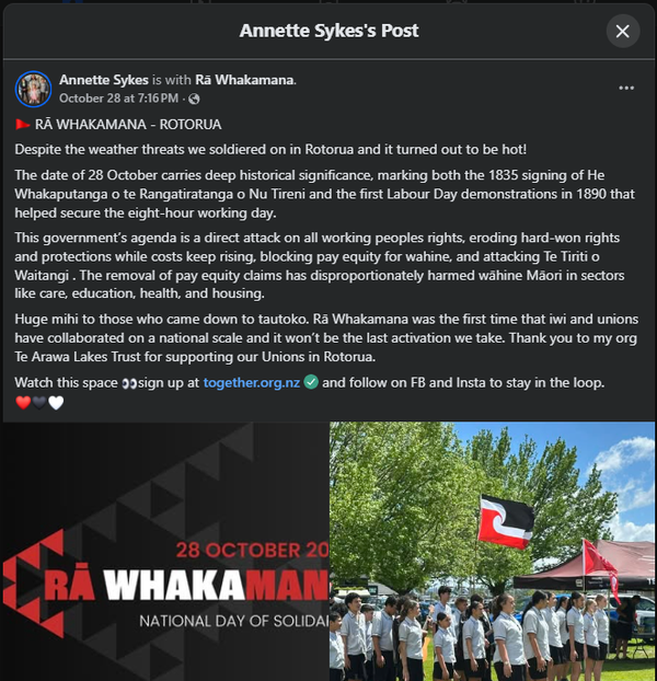 "How a Coordinated Global Neoliberal Alliance Is Erasing Women's Rights, Dismantling Workers' Protections, and Attacking Te Tiriti o Waitangi—All at Once" - 3 November 2025