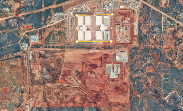 Stargate Abilene en construcción