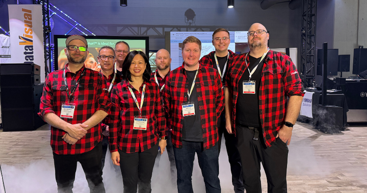 Pictured at EXPO-SCENE 2026, the DataVisual team