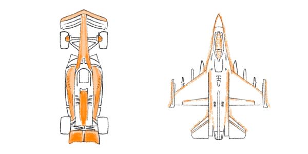 5 Things Formula 1 Racecars and Military Fighter Jets Have In Common