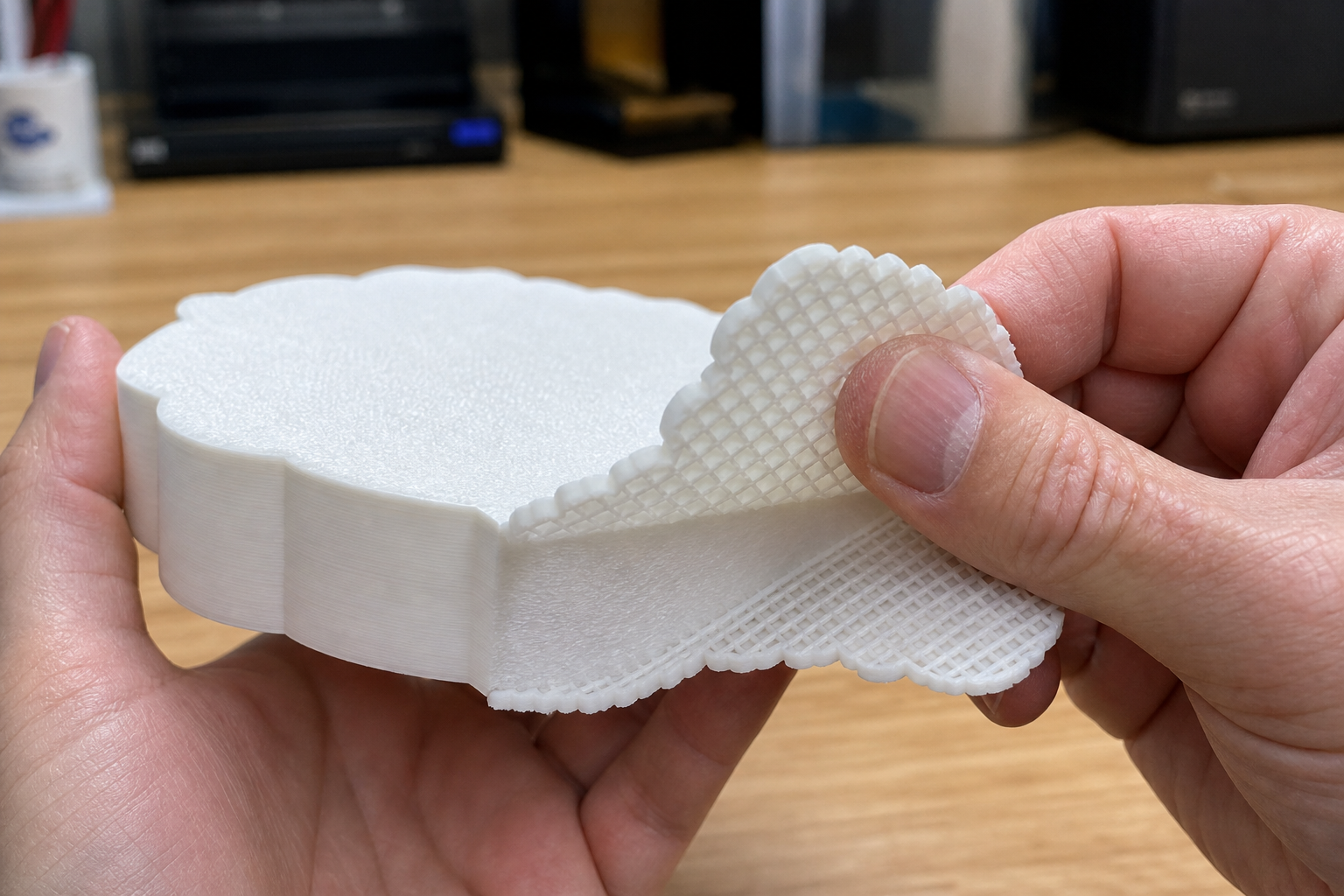 3D Printing Raft Removal Peeling