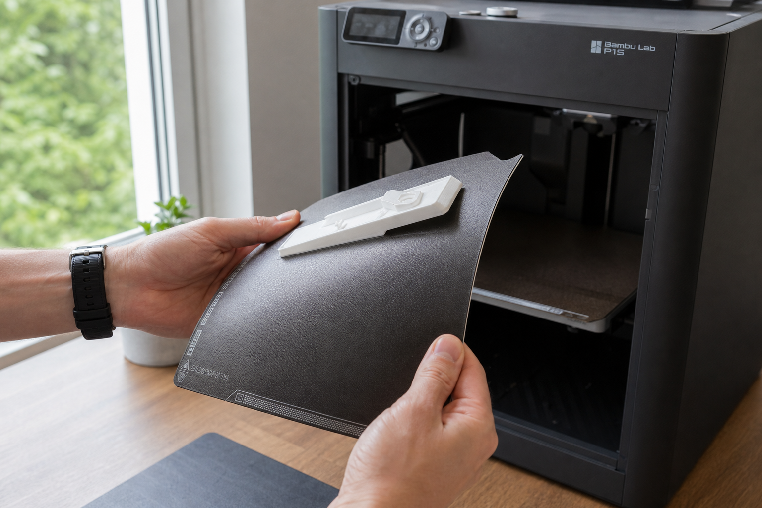Flex Plate to Remove 3D Print from Bed