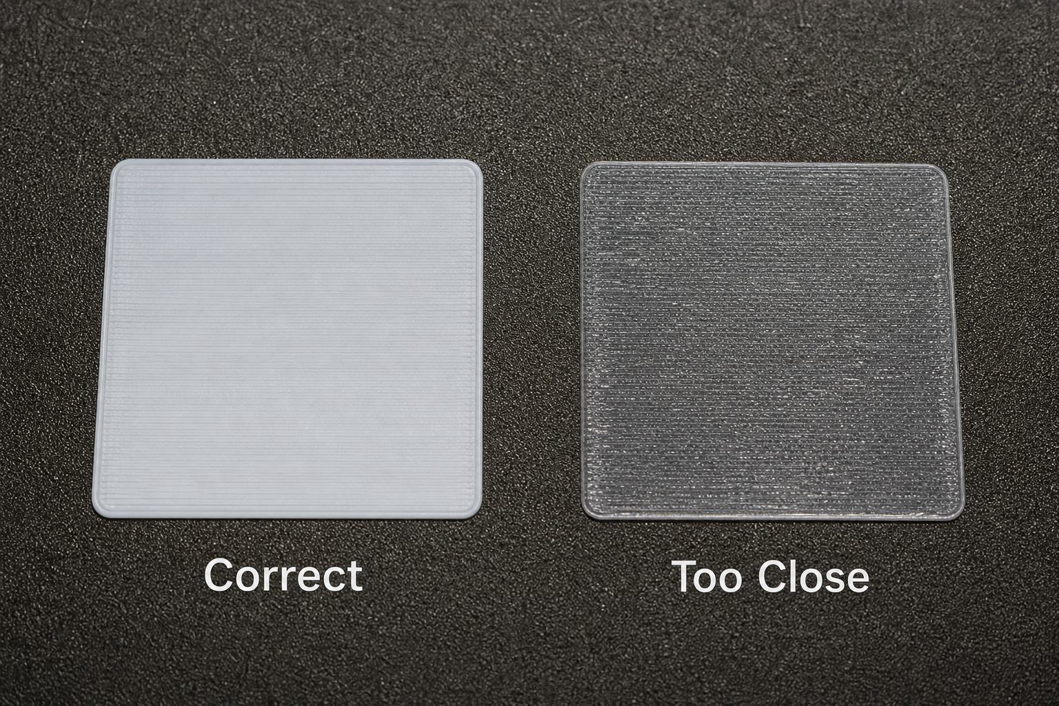 Z-Offset First Layer Comparison