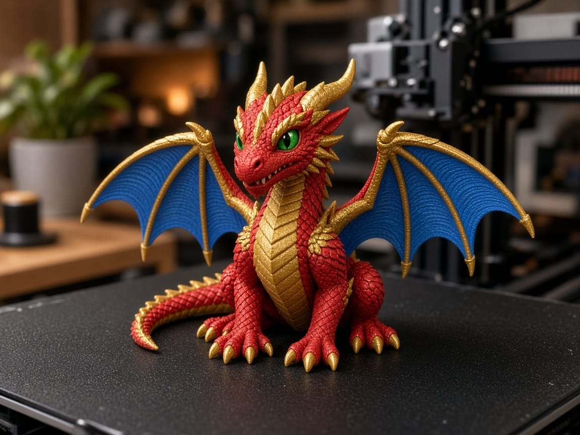 multicolor 3d print example