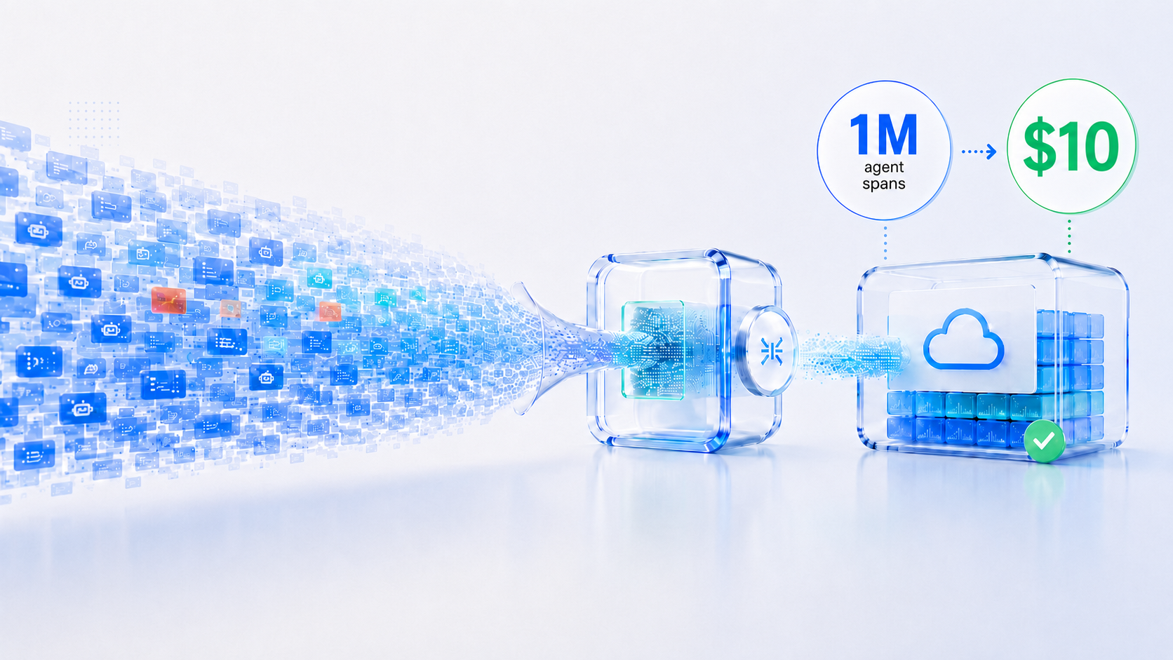 How we achieved $10/million agent spans
