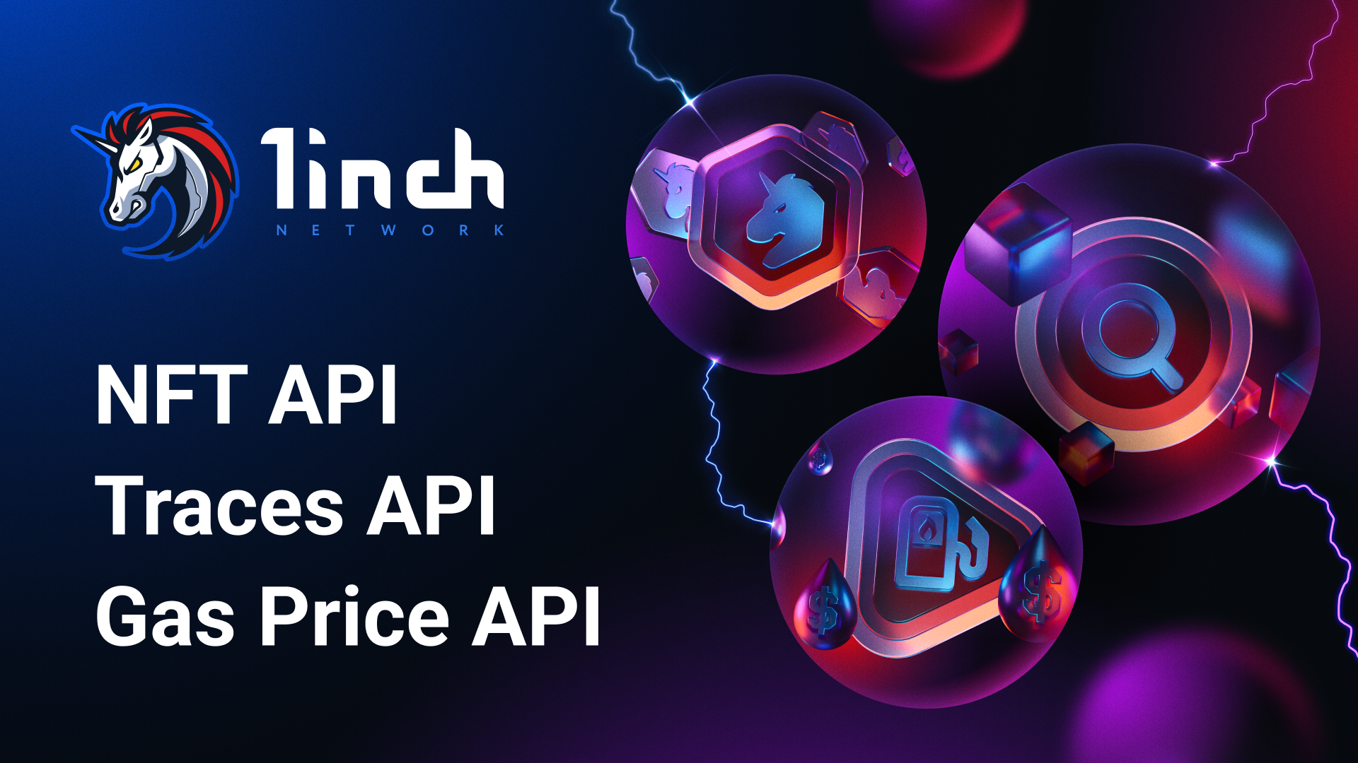 Traces API, NFT API and Gas Price API added to 1inch Business (formerly 1inch Developer Portal)