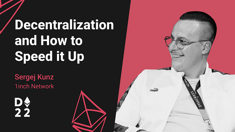 1inch’s Sergej Kunz: one year in DeFi is like 10 years in traditional finance