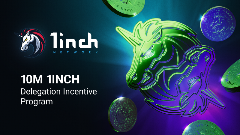 1inch incentivizes Unicorn Power delegation