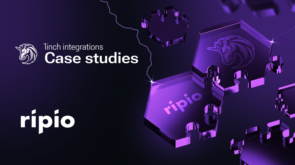 Ripio integrates the 1inch Fusion API