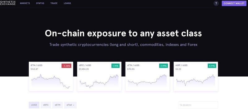 1inch implements integration with Synthetix Exchange