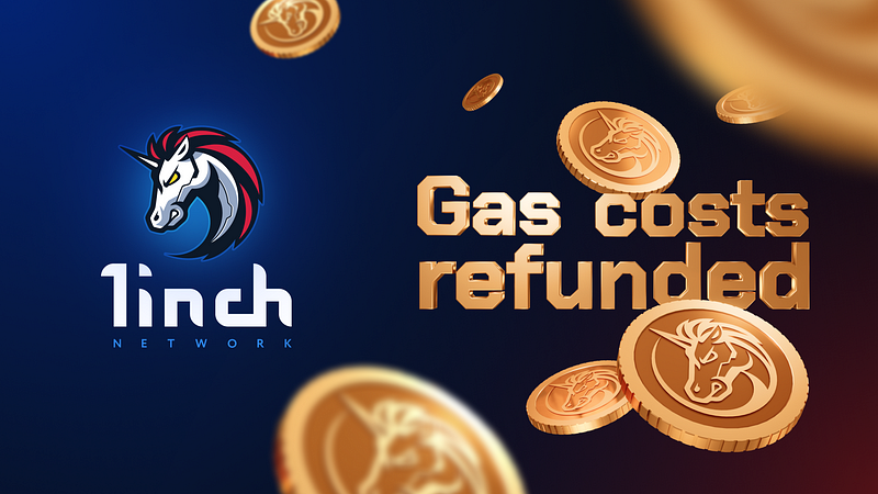 The 1inch Foundation will distribute 10 mln 1INCH to the DeFi community as gas cost refunds