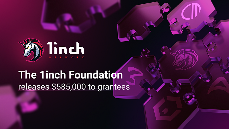 The 1inch Foundation releases $585,000 to grantees