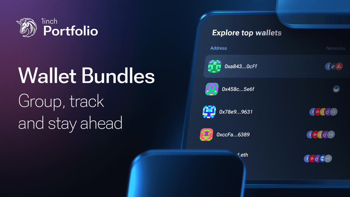 The 1inch Portfolio: simplify your wallet analysis with bundles