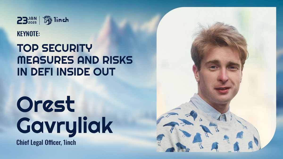 1inch Davos conference: Top security measures and risks in DeFi inside out