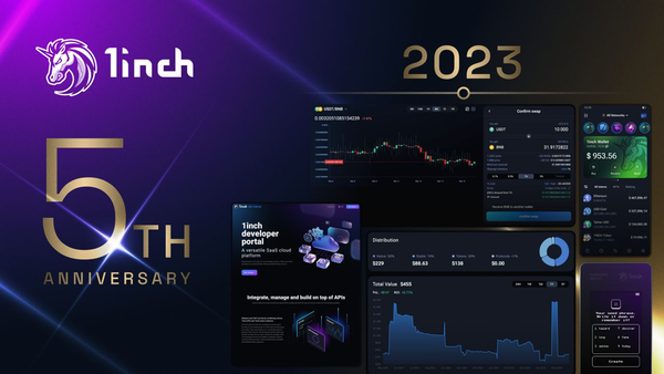 Looking back on 5 years of innovation: 1inch in 2023