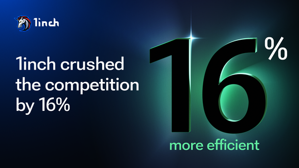 1inch crushed the competition by 16%