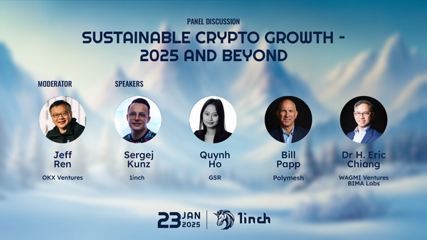 1inch Davos conference: Sustainable crypto growth - 2025 and beyond
