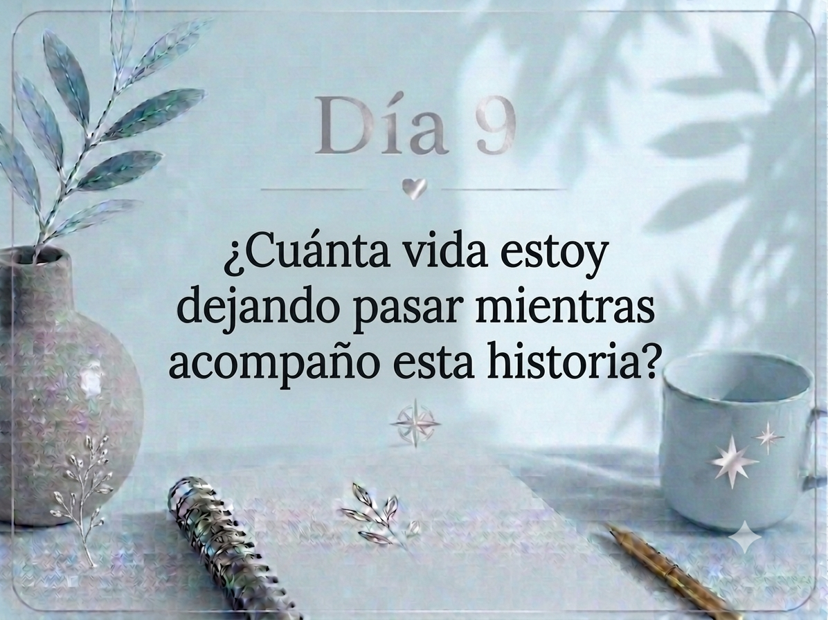 Día 9. ¿Cuánta vida estoy dejando pasar mientras acompaño esta historia?