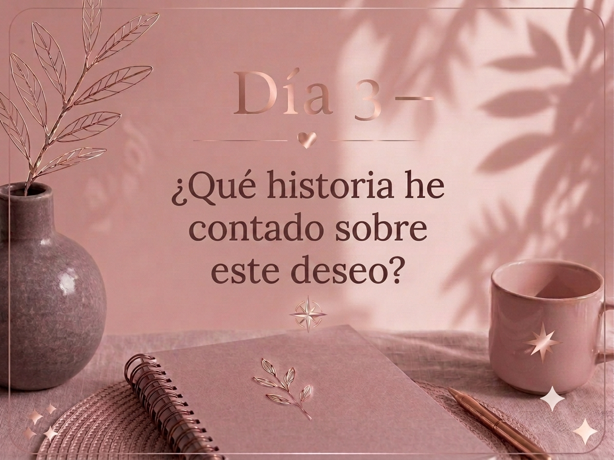 DÍA 3 — ¿Qué historia he contado sobre este deseo?
