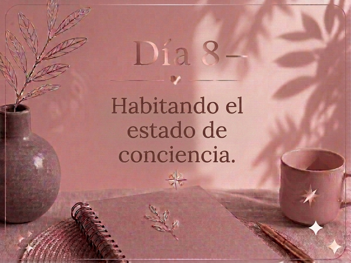 DÍA 8 — Habitando el estado de conciencia.