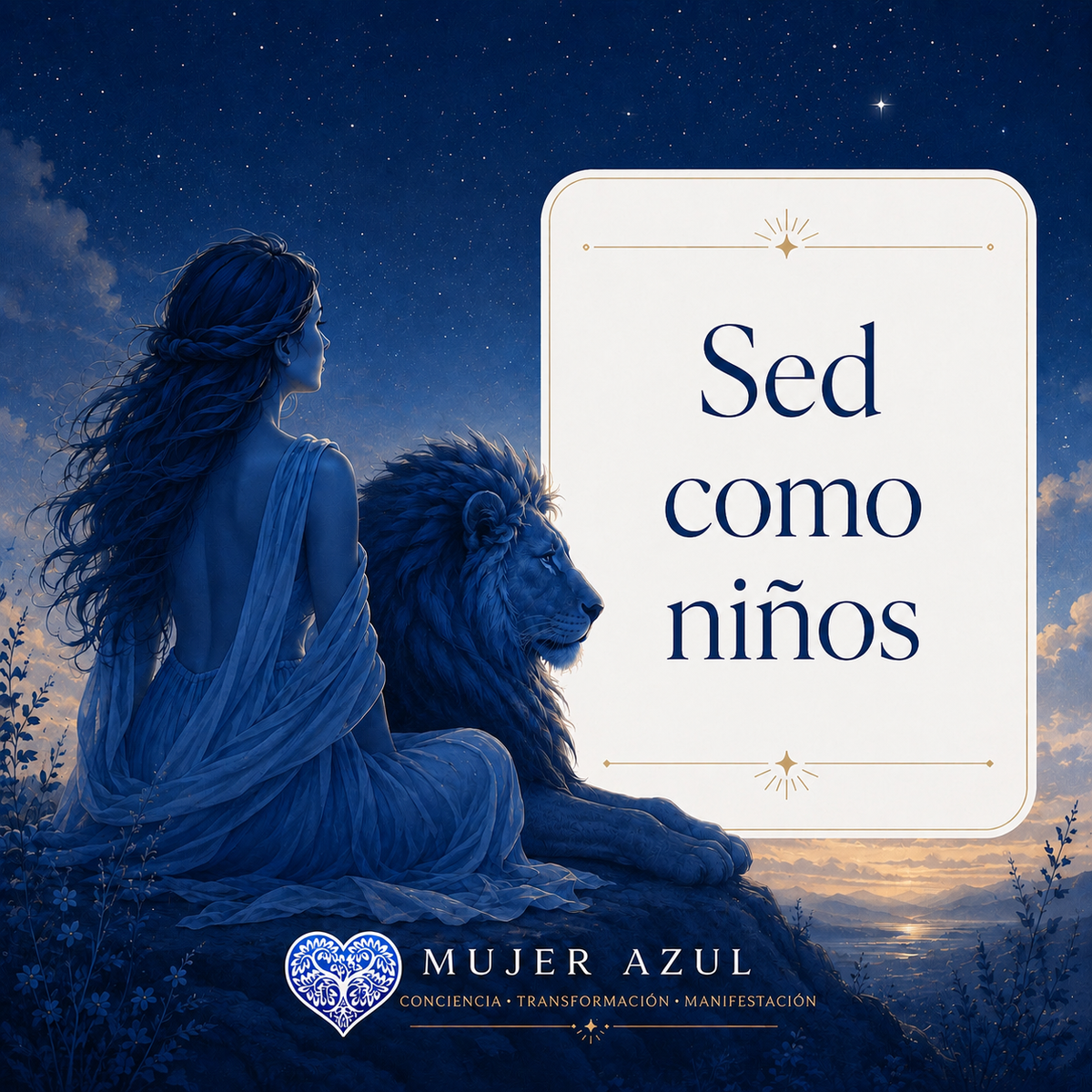 Sed como niños.