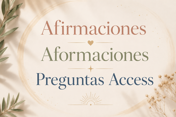 Afirmaciones, Aformaciones y Preguntas Access.