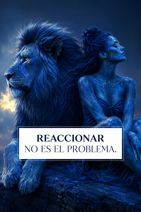 Reaccionar no es el problema.