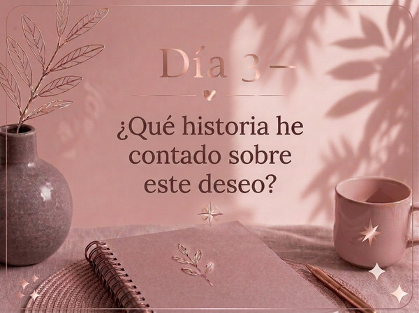 DÍA 3 — ¿Qué historia he contado sobre este deseo?