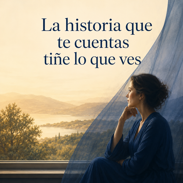 La historia que nos contamos tiñe lo que vemos .