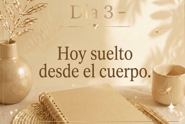 Hoy suelto desde el cuerpo.